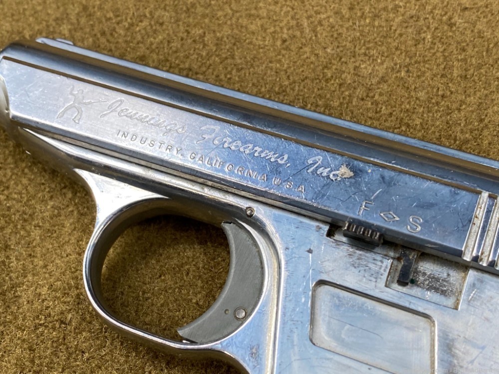 Jennings Firearms MODEL J-22 Vintage Pistol w/ Original Box - 2.5" Barrel-img-35
