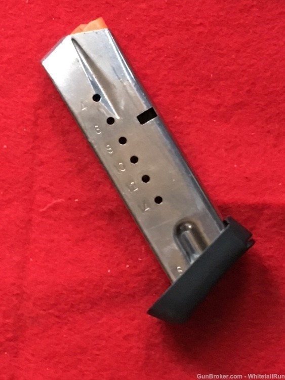 SMITH & WESSON 59 SERIES STAINLESS STEEL 15-RD 9MM MAGAZINE W/STOP-USED-img-2