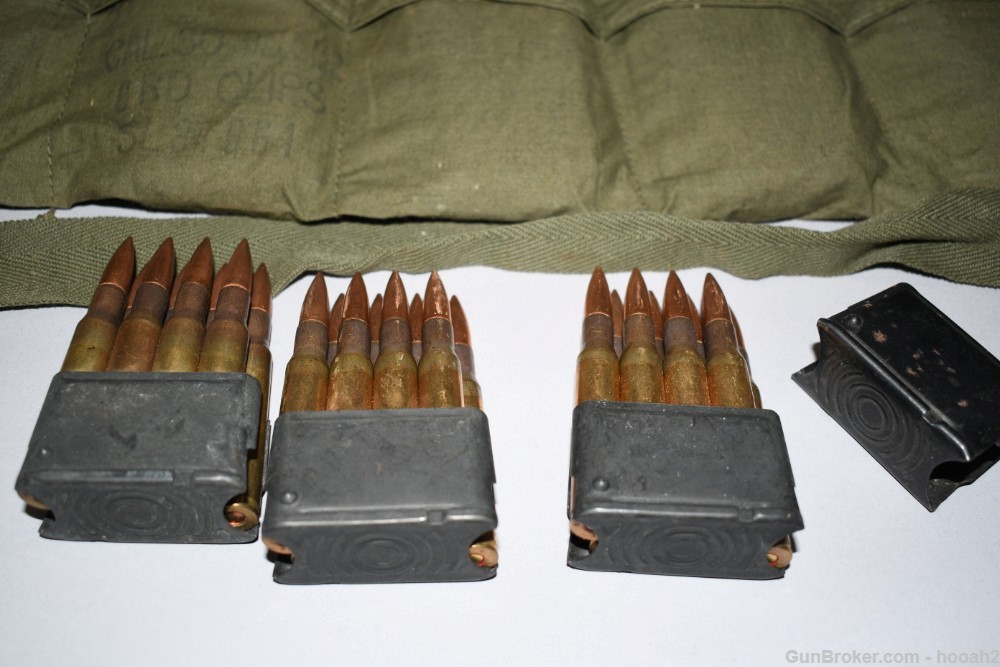 142 Rds Mixed USGI Surplus 30-06 M2 Ball Rifle Ammo Some On Enblocs-img-12