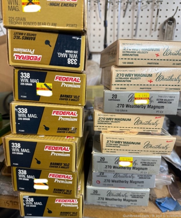 2 boxes Weatherby 270 Wby magnum 150 gr partition-img-2