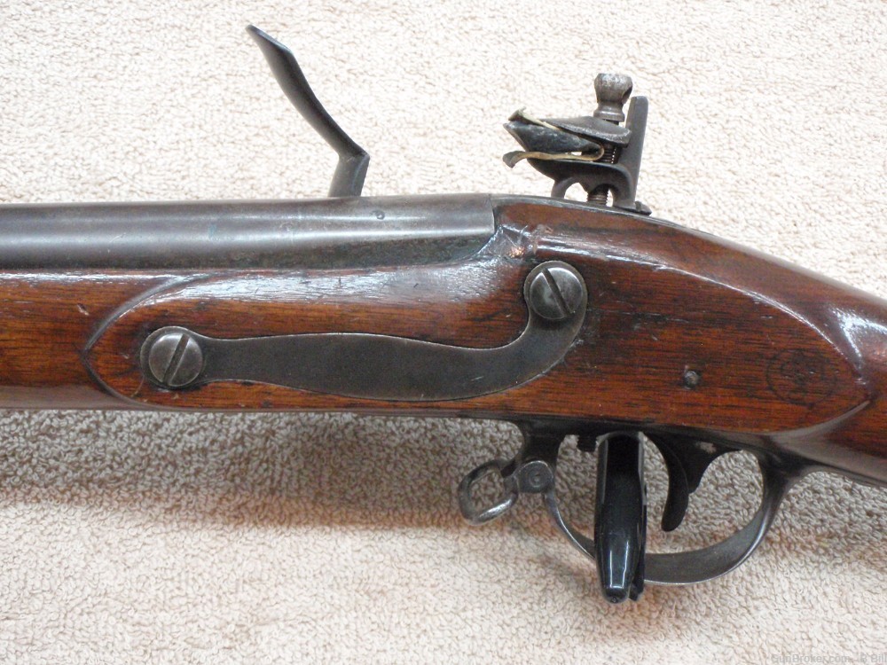 US Model 1816 Flintlock Contract Musket by MT WICKHAM  VG COND 1829-img-13