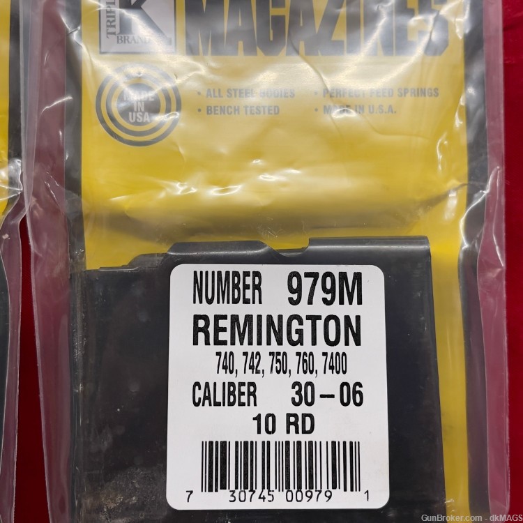 2 Triple K Remington 979M 740 742 750 760 7400 .30-06 Magazines Mags Clips-img-1