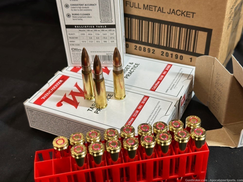Winchester 7.62x39 ammo Winchester-7.62x39 200 rounds 123gr 7.62x39-img-0
