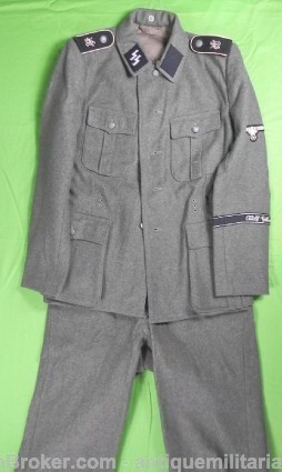 German reenactors WW2 Wool Uniform Jacket Pants-img-0