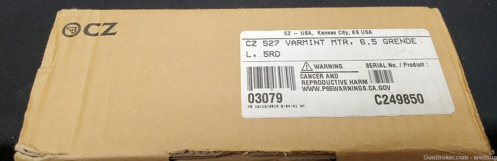 CZ 527 Varmint MTR 6.5 Grendel - mfg. 2019 --img-37