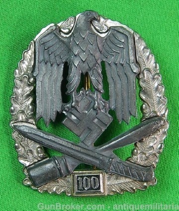 Replica German WW2 General Assault Badge Pin-img-0
