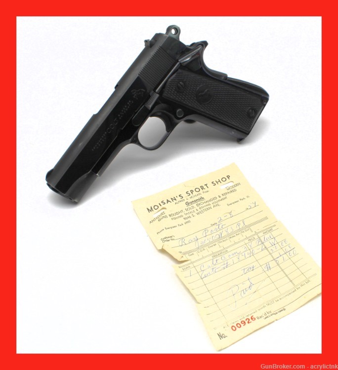 RARE! Colt 1911 Commander 38 Super 1951 Nice! FREE SHIPPING W/BUY IT NOW!!-img-0