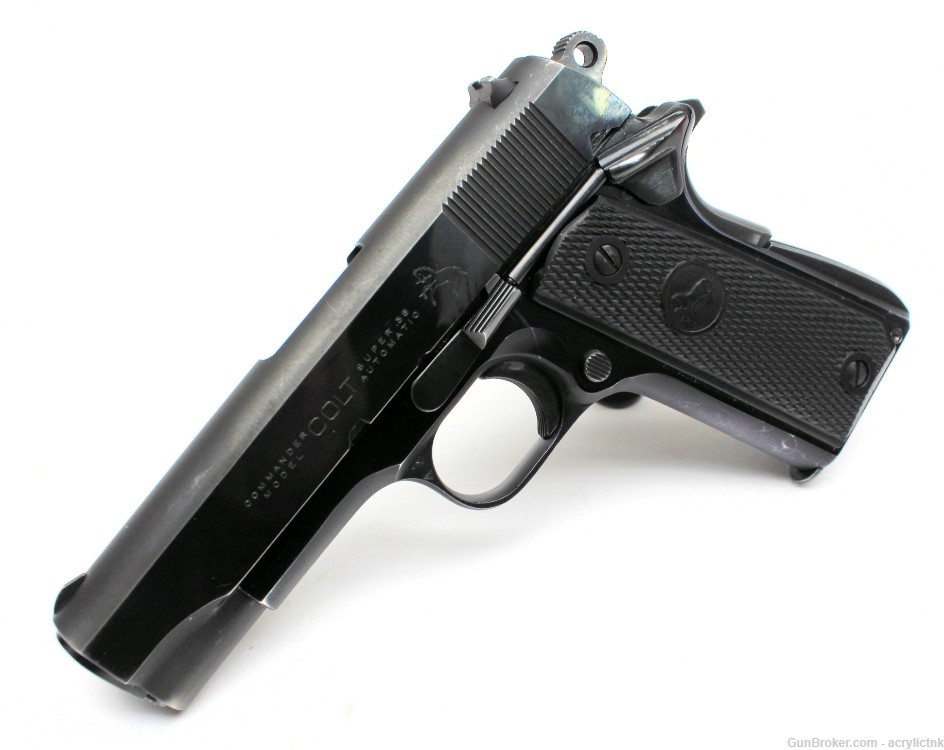 RARE! Colt 1911 Commander 38 Super 1951 Nice! FREE SHIPPING W/BUY IT NOW!!-img-2