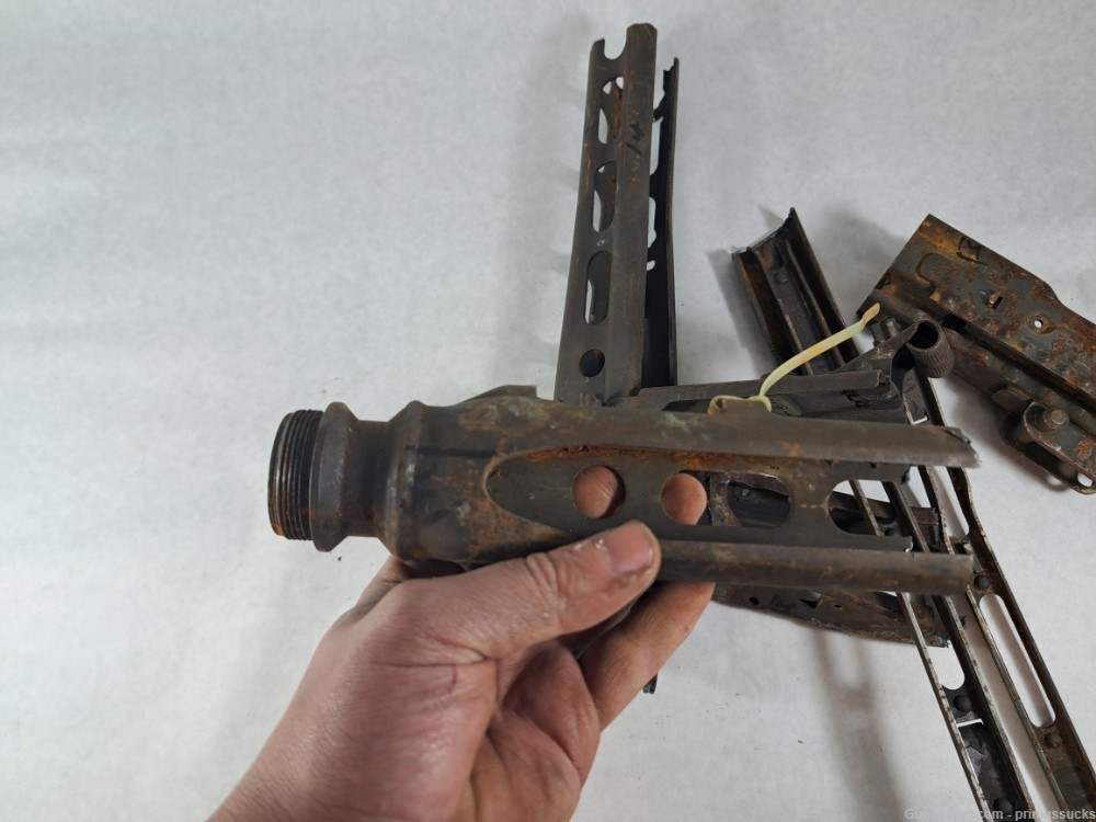 Demilled MG3 MG42 M53 MG-42 MG Receiver and rails-img-25