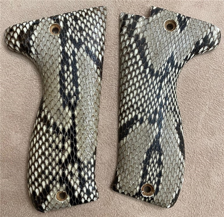 Genuine Python Grips for Steyr GB 9mm Pistol With New Grip Screws-img-4