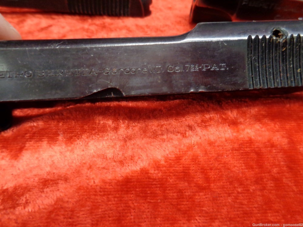 3 Beretta 1934 Brevet 7.65 380 1942 1944 Semi Automatic Pistol Slide TRADE-img-9