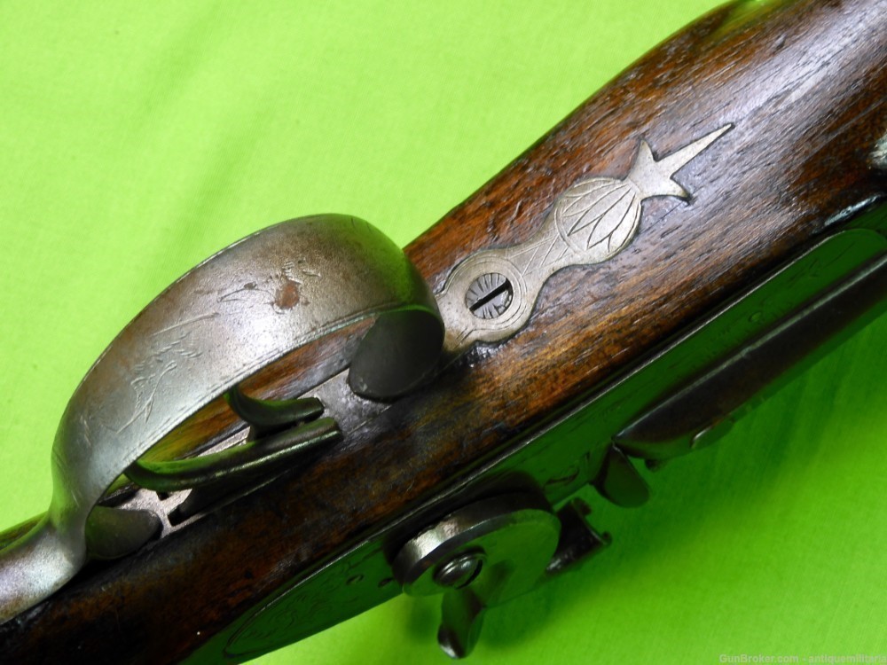 Auc Antique 19c German Percussion Damascus Double Barrel Hunting Rifle $350-img-7