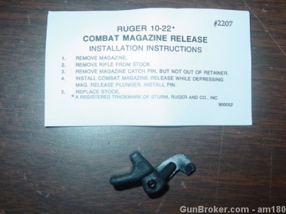 RUGER 10 22 MAGAZINE RELEASE COMBAT-img-0