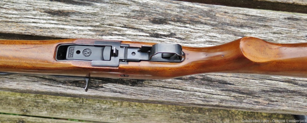 Ruger Mini-14 .223 18.5" Bbl. All Wood Stock & Nice! Clean from 1980 -img-3
