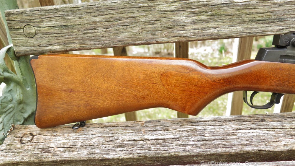 Ruger Mini-14 .223 18.5" Bbl. All Wood Stock & Nice! Clean from 1980 -img-7