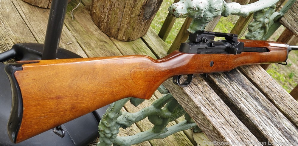 Ruger Mini-14 .223 18.5" Bbl. All Wood Stock & Nice! Clean from 1980 -img-32