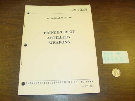 ARTILLERY WEAPON PRINCIPELS MANUAL TM 9-3305-img-0