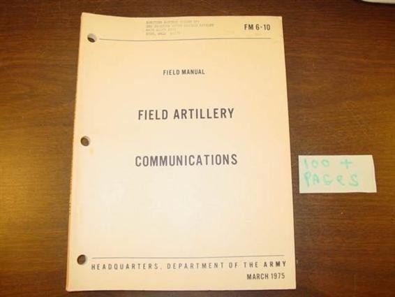 ARTILLERY COMMUNICATIONS MANUAL FM6-10-img-0