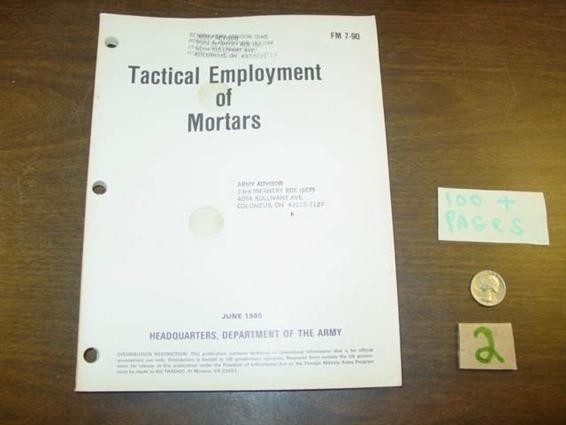 MORTARS TACTICAL EMPLOYMENT MANUAL FM 7-90-img-0