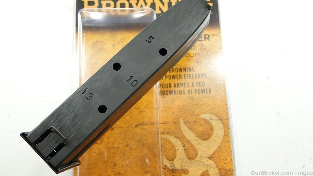 (3 TOTAL) BROWNING HI-POWER 9mm FACTORY 13 ROUND MAGAZINE-img-10