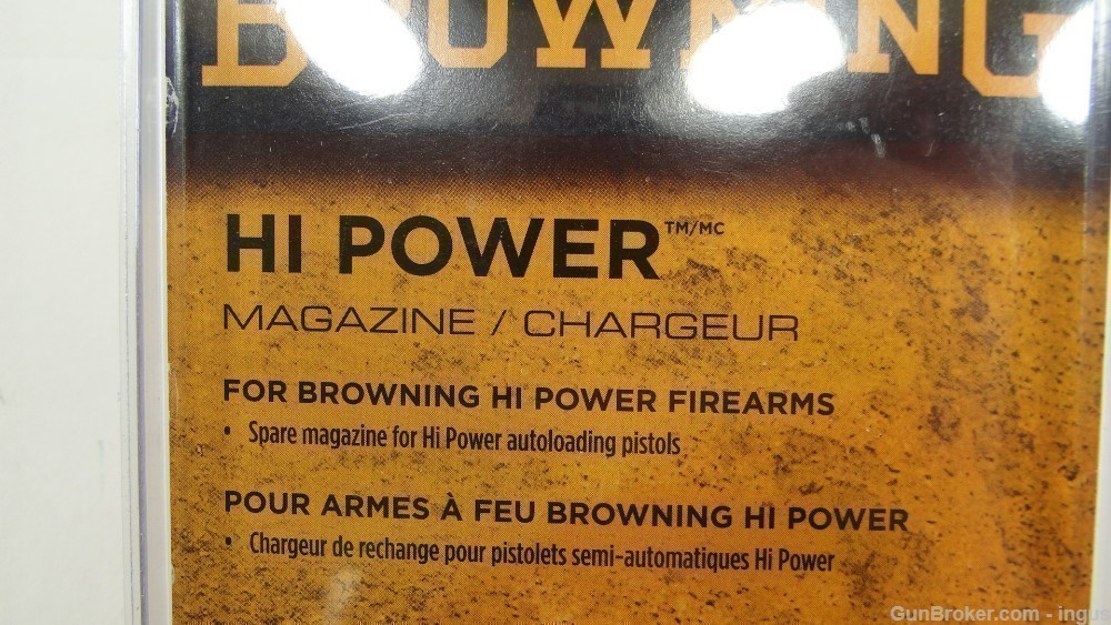 (3 TOTAL) BROWNING HI-POWER 9mm FACTORY 13 ROUND MAGAZINE-img-2