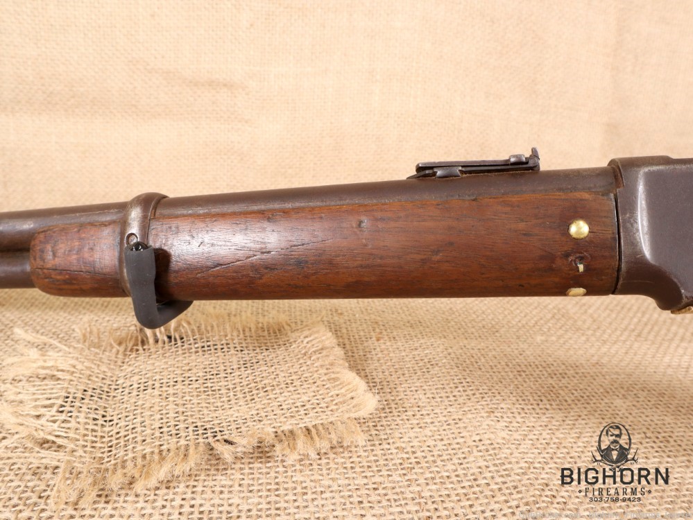 Winchester Model 1873, Third Model 20" lever-action Carbine, Indian Repairs-img-10