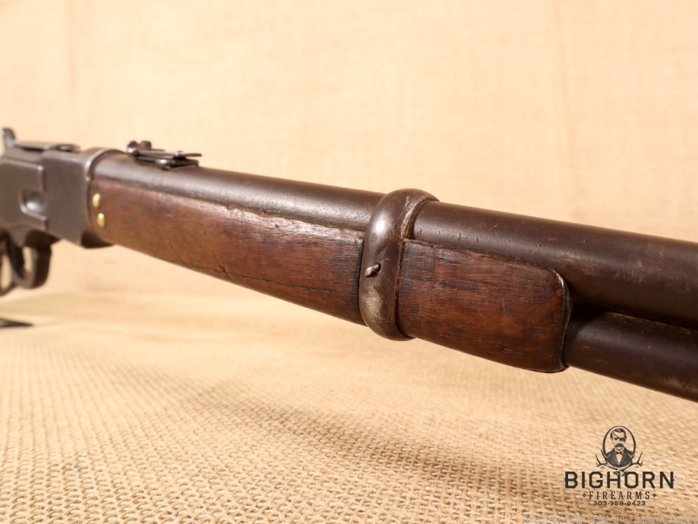 Winchester Model 1873, Third Model 20" lever-action Carbine, Indian Repairs-img-48