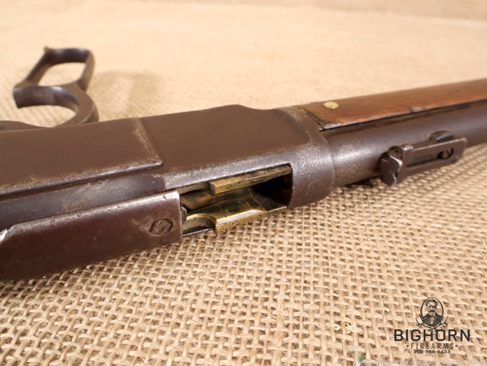 Winchester Model 1873, Third Model 20" lever-action Carbine, Indian Repairs-img-45
