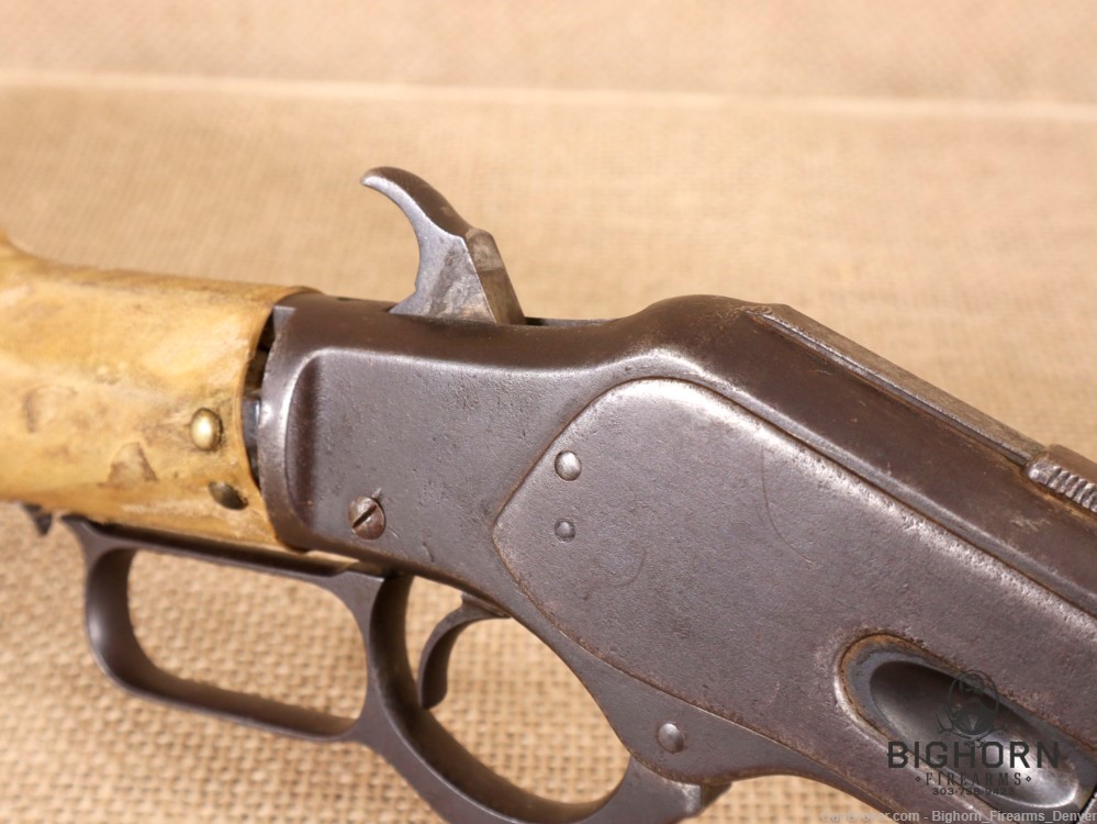 Winchester Model 1873, Third Model 20" lever-action Carbine, Indian Repairs-img-41