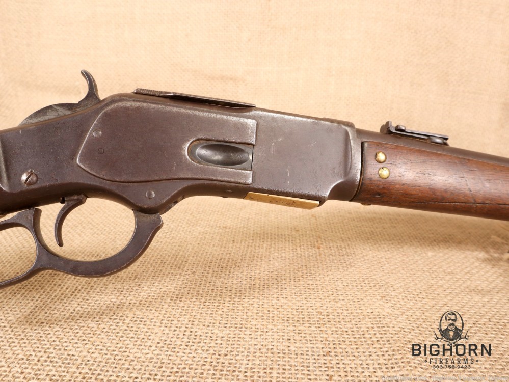 Winchester Model 1873, Third Model 20" lever-action Carbine, Indian Repairs-img-4