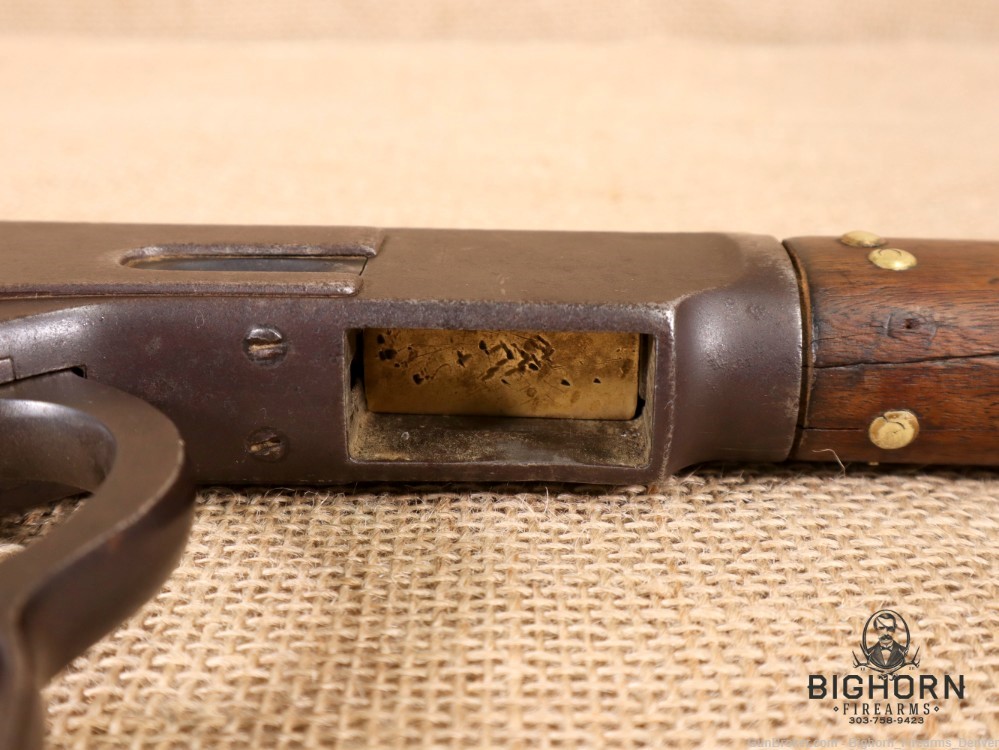 Winchester Model 1873, Third Model 20" lever-action Carbine, Indian Repairs-img-42