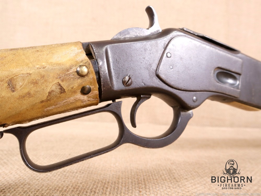 Winchester Model 1873, Third Model 20" lever-action Carbine, Indian Repairs-img-31