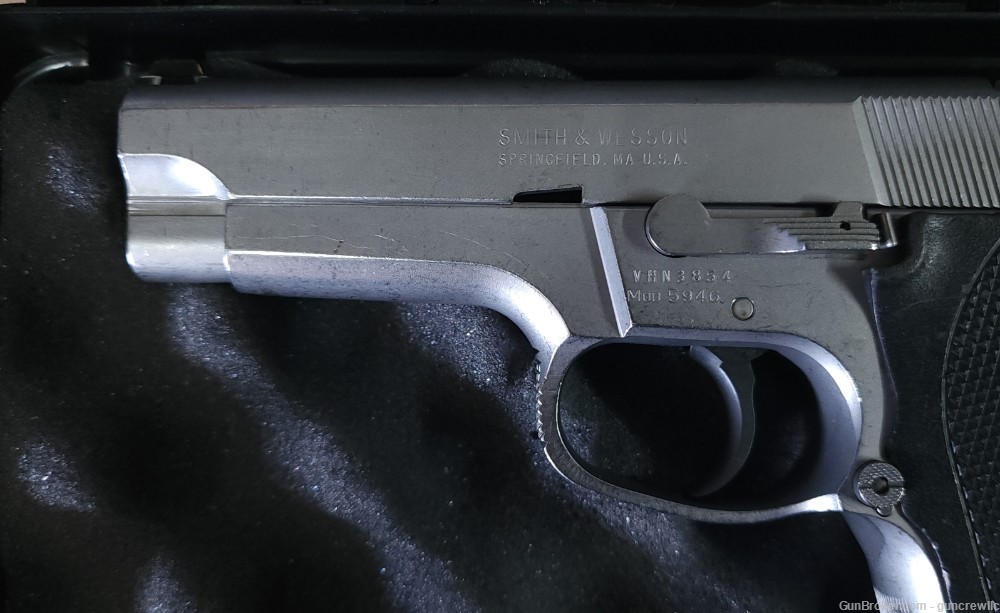 Smith & Wesson Model 5946 S&W Stainless 9mm SS DAO 4" Layaway-img-3