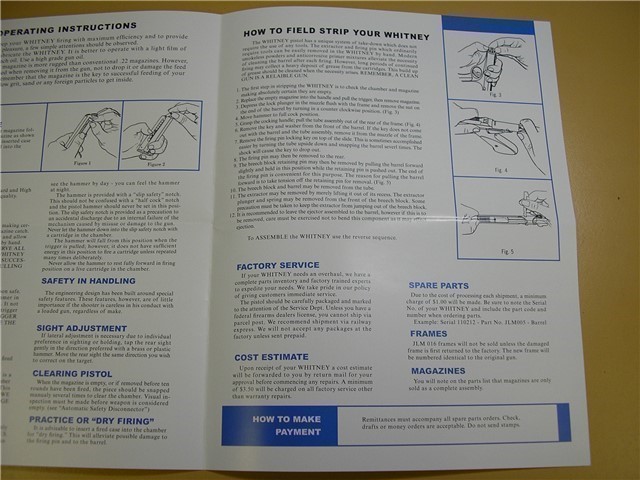 Whitney Wolverine Instruction Manual/Parts List-img-2