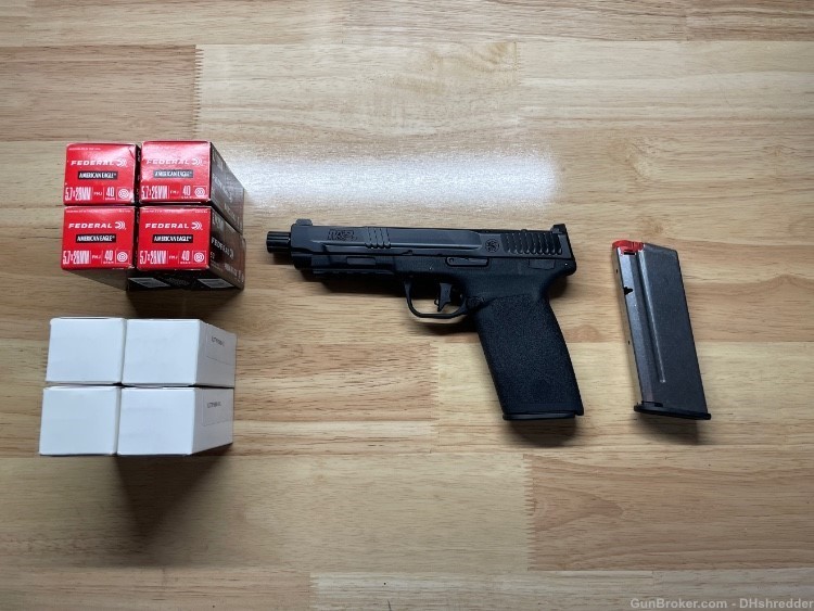S&W M&P 5.7 5.7x28, 400 rounds (200 Federal, 200 SS192) PACKAGE-img-0