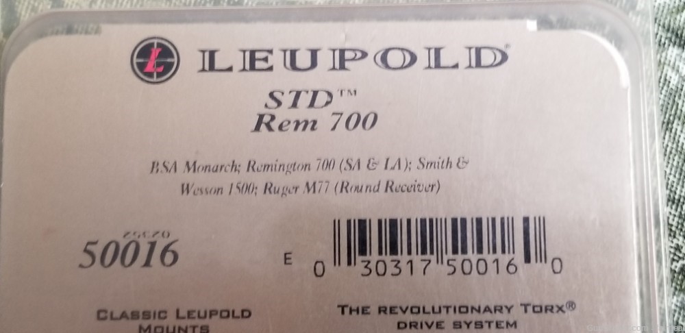 LEUPOLD ASSORTED BASES AND RINGS NEW..X 7-img-0
