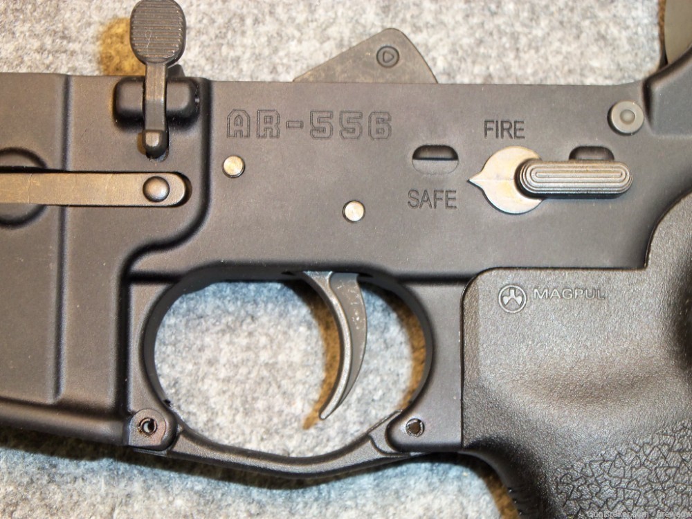 Ruger AR-556 Complete Lower: Magpul MOE Equipped!-img-0