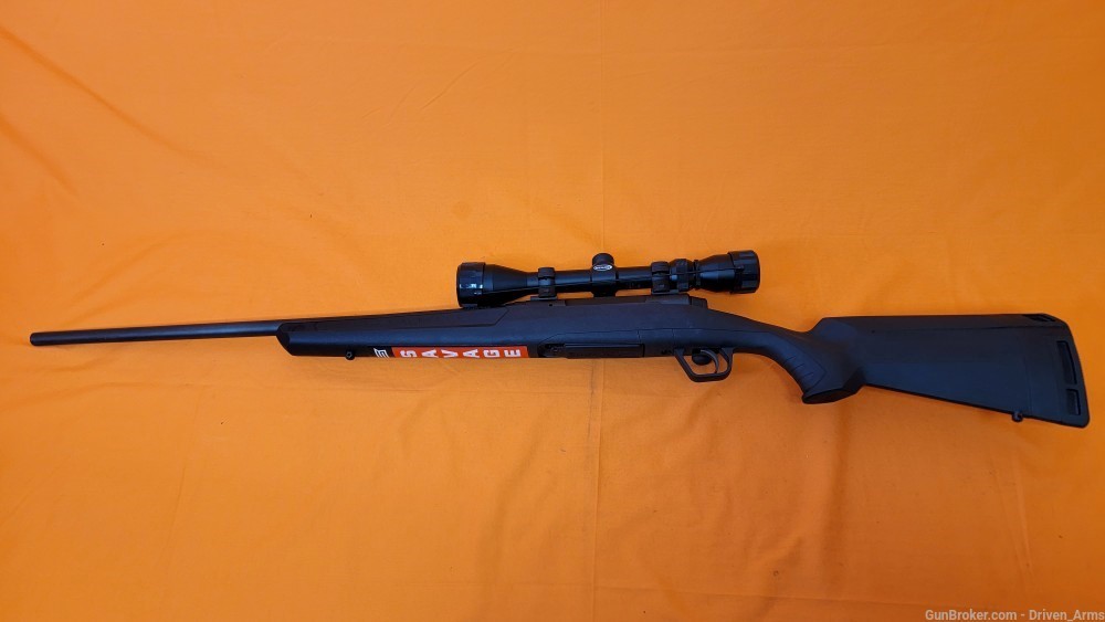 Savage Arms Axis XP With Weaver Scope Black Bolt Action Rifle - 7mm-08 Rem-img-1