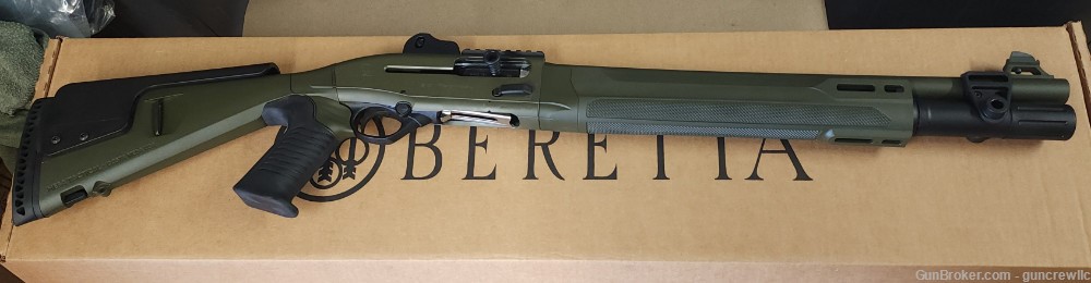 Beretta 1301 Tactical Mod 2 LE PG OD Green 12ga J131M2TP18G 18.5" Layaway-img-1