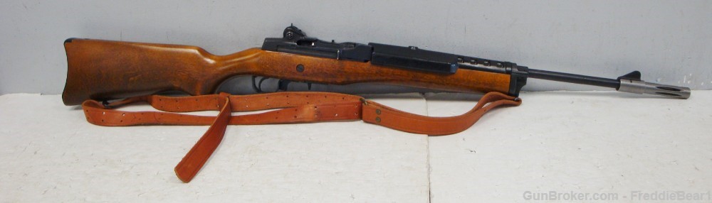 Pre-Ban Ruger Mini-14 .223 Wood Stock Blue 1984  NICE! -img-1