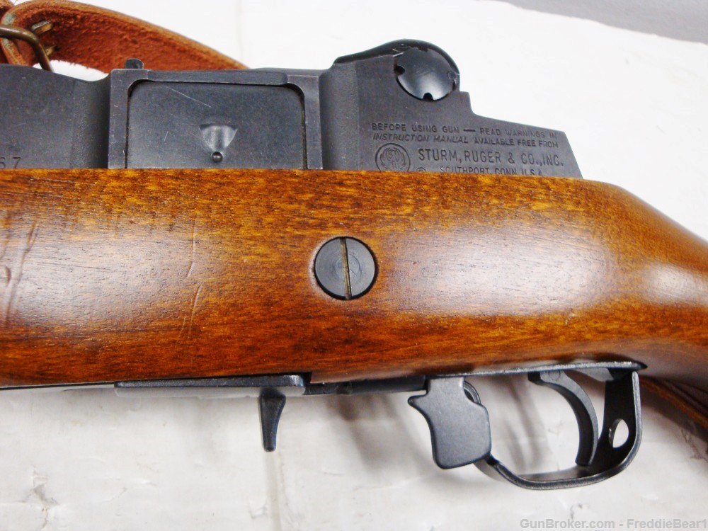 Pre-Ban Ruger Mini-14 .223 Wood Stock Blue 1984  NICE! -img-27
