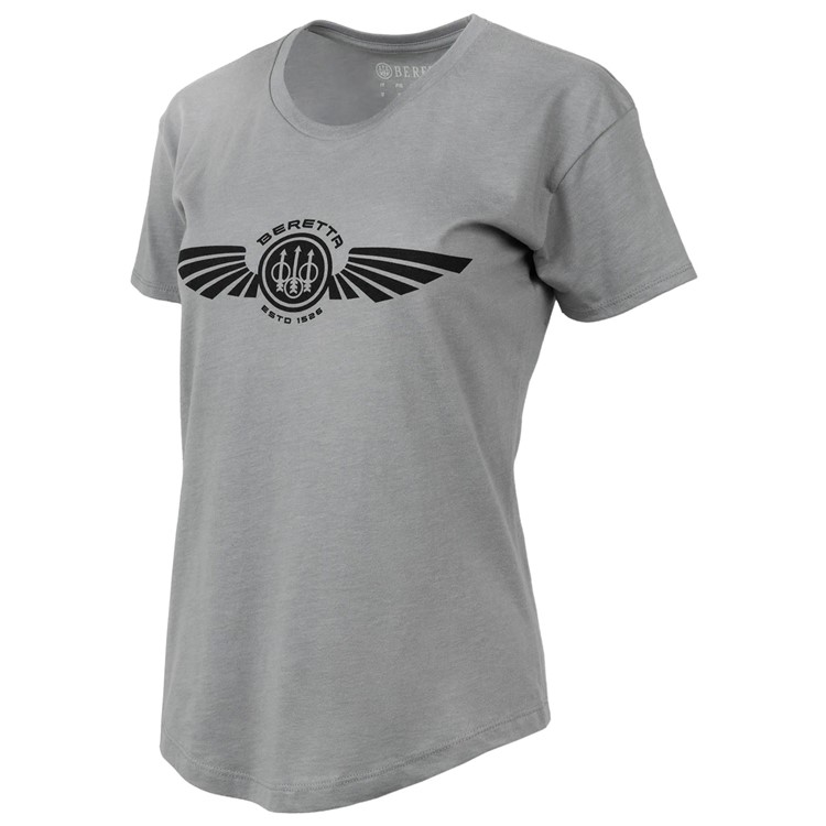 BERETTA Women Dea Wings T-Shirt, Color: Stone Heather, Size: L-img-0