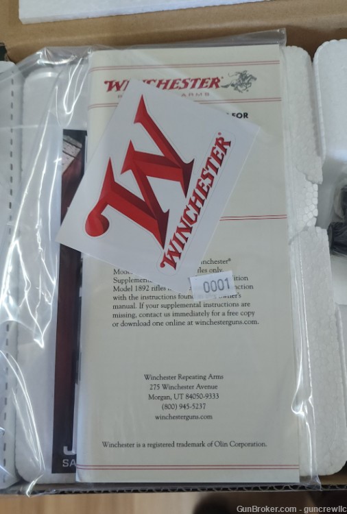 Winchester 1892 Carbine 44mag 44 Mag Magnum 534177124 20" Layaway-img-2
