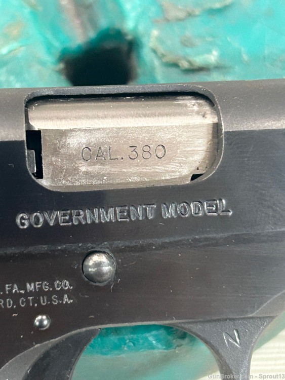 COLT GOVERNMENT MK IV SERIES 80 .380 ACP WITH BOX-img-19