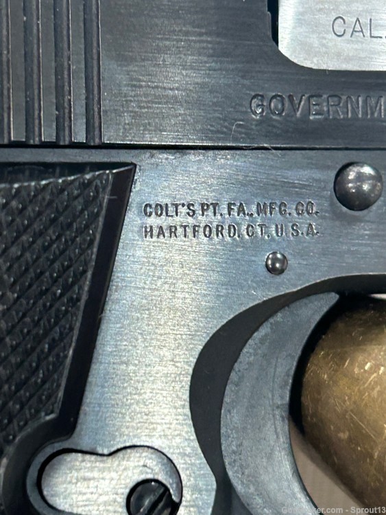 COLT GOVERNMENT MK IV SERIES 80 .380 ACP WITH BOX-img-11