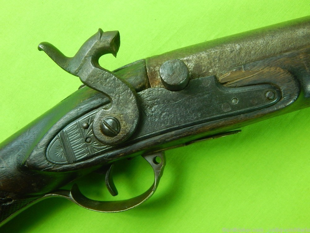 Auc Antique US Civil War Henry Young & Co Kentucky Percussion Rifle,600-img-4