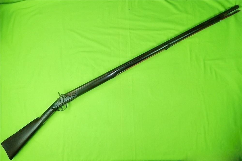 Auc Antique US Civil War Henry Young & Co Kentucky Percussion Rifle,600-img-0