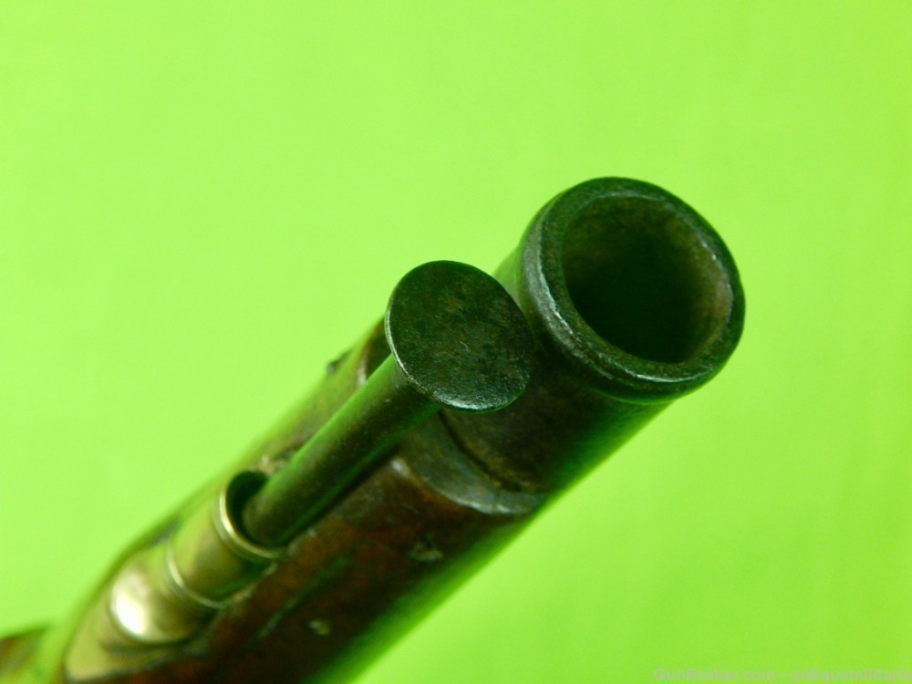 Auc Antique European Engraved 19 Century Percussion Pistol Handgun 450-img-7