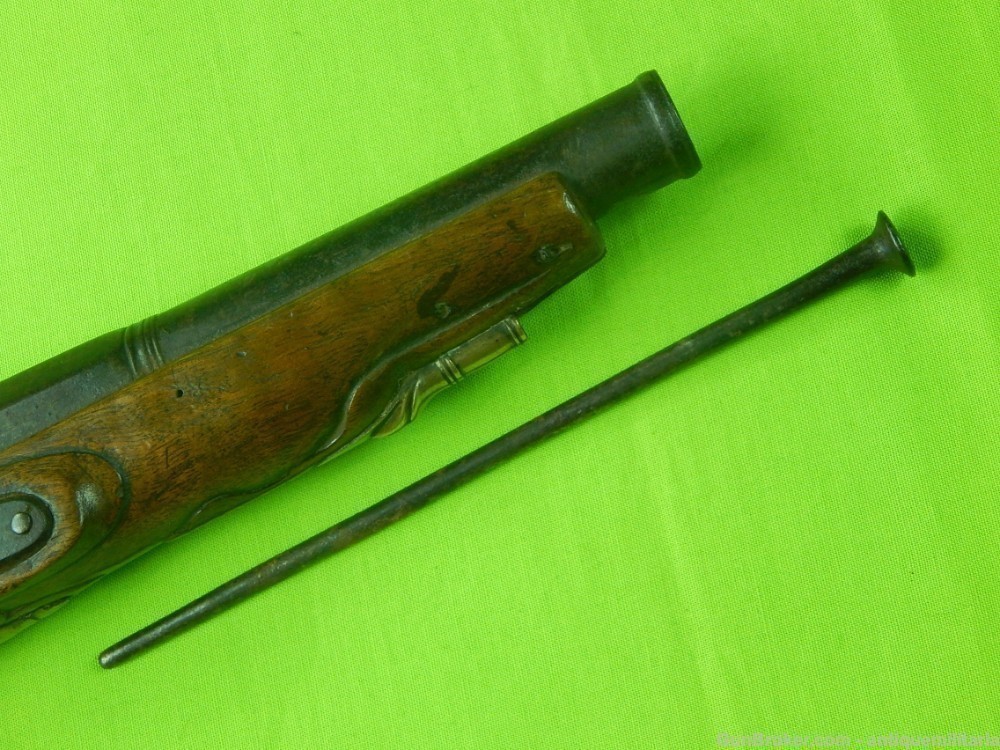 Auc Antique European Engraved 19 Century Percussion Pistol Handgun 450-img-8