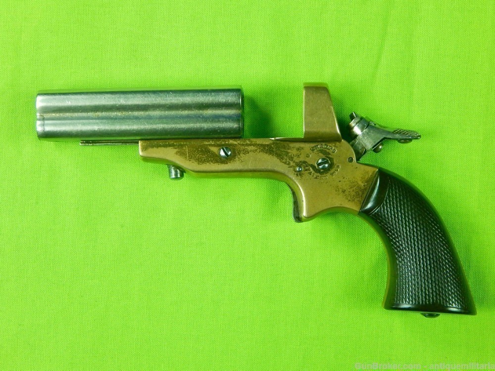 Antique US C. Sharps Pepperbox .30 RF Pistol-img-10